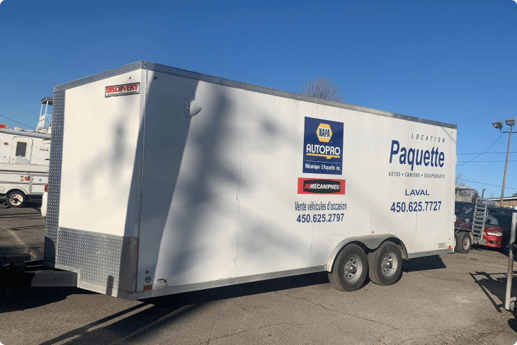 Location de remorque Boisbriand