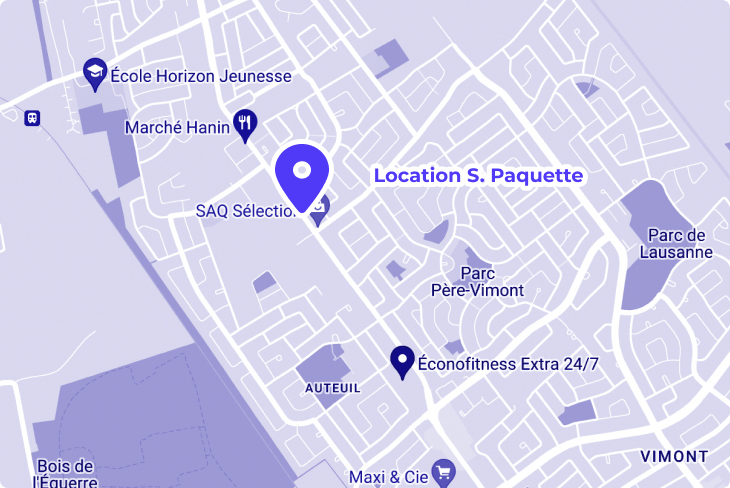 location excavatrice de Saint-Jérôme